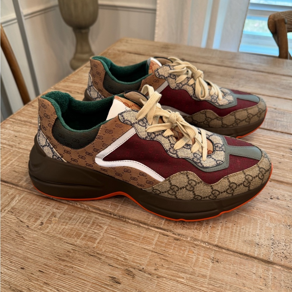 Gucci Men's Mulitcolor GG Rhyton Sneakers